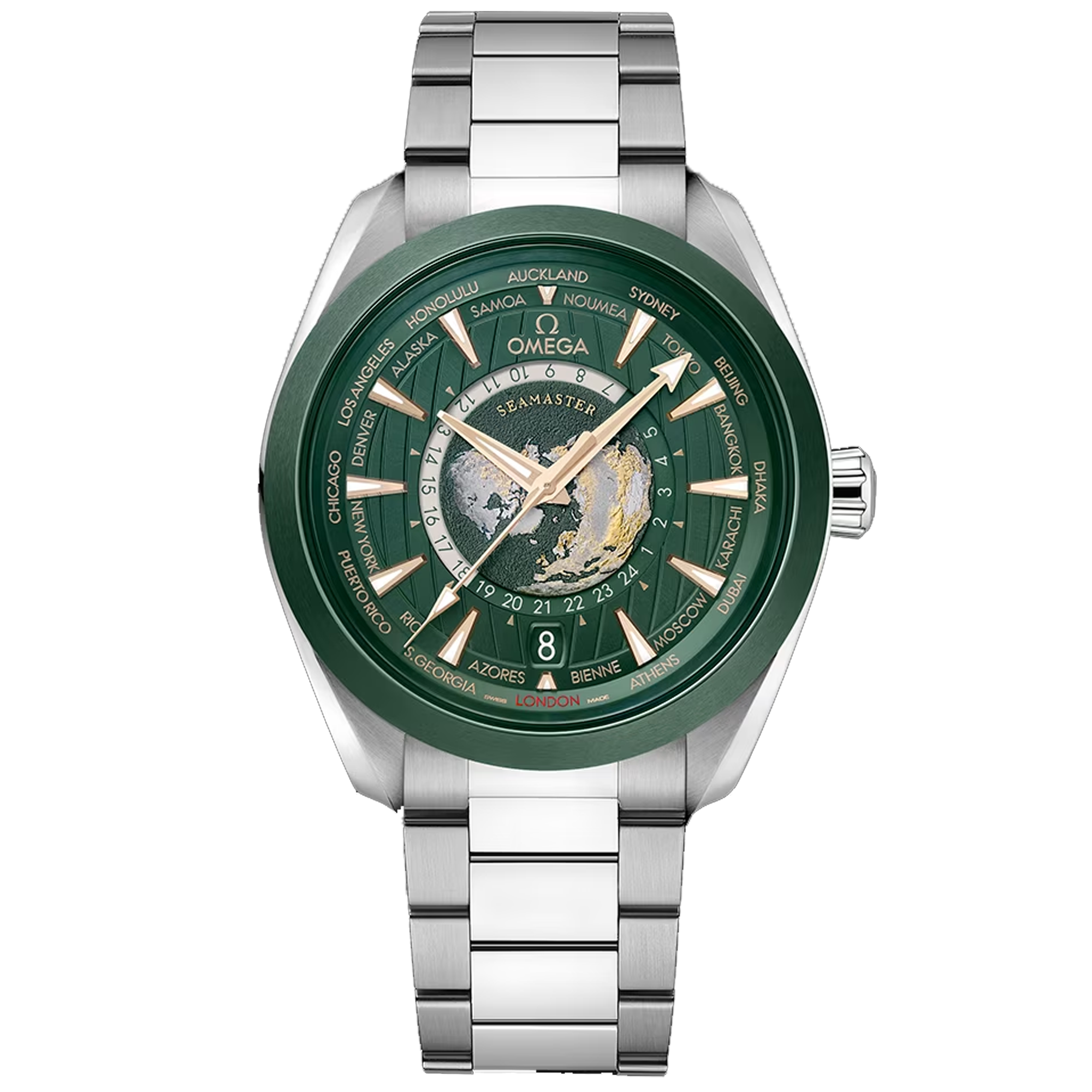 Omega Seamaster Aqua Terra 150M Worldtimer - Gharyal by Collectibles 