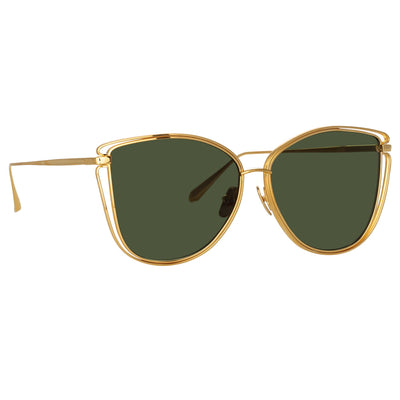 Dinah Yellow Gold/ Green