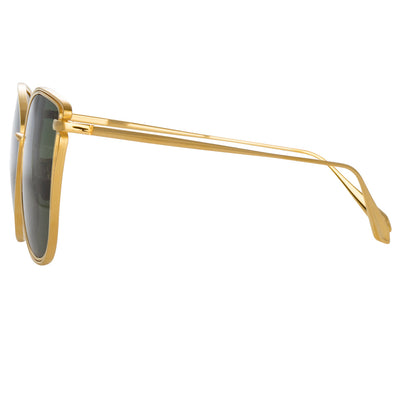 Dinah Yellow Gold/ Green