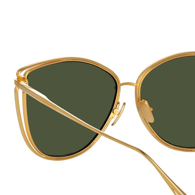 Dinah Yellow Gold/ Green