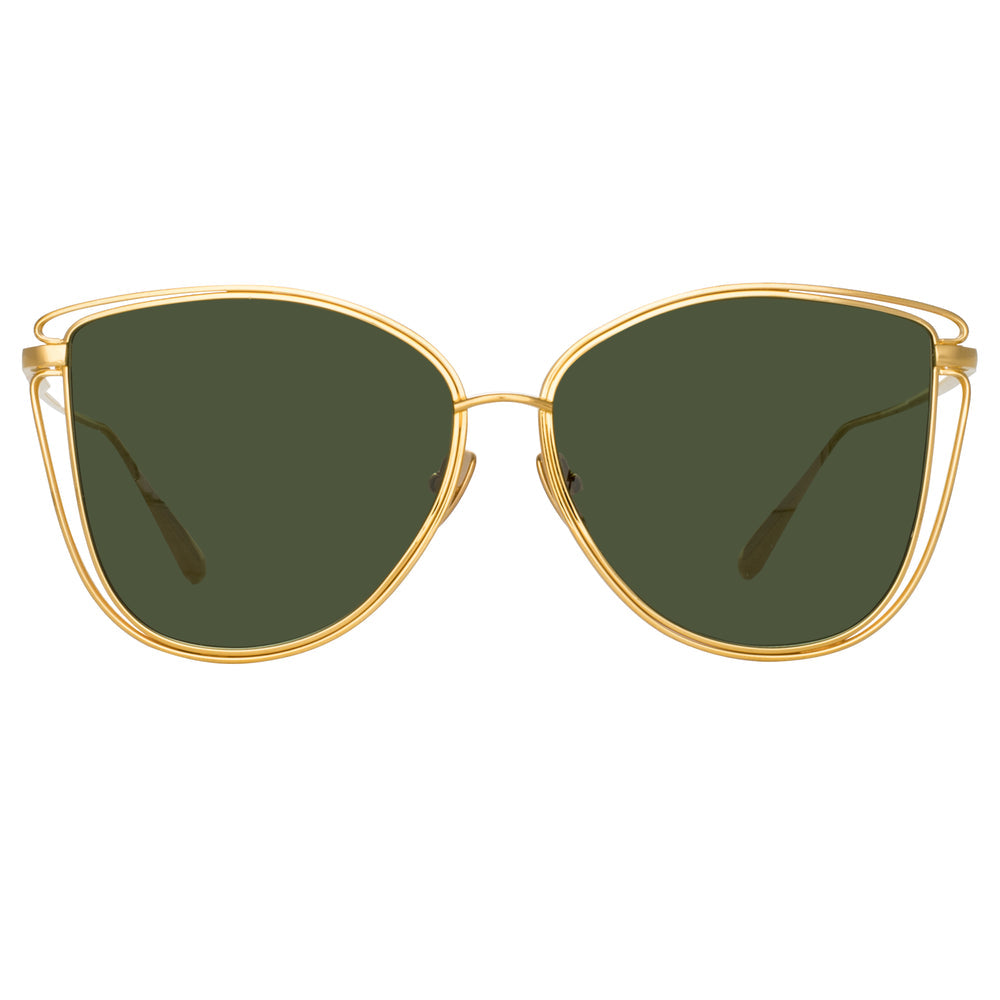 Dinah Yellow Gold/ Green