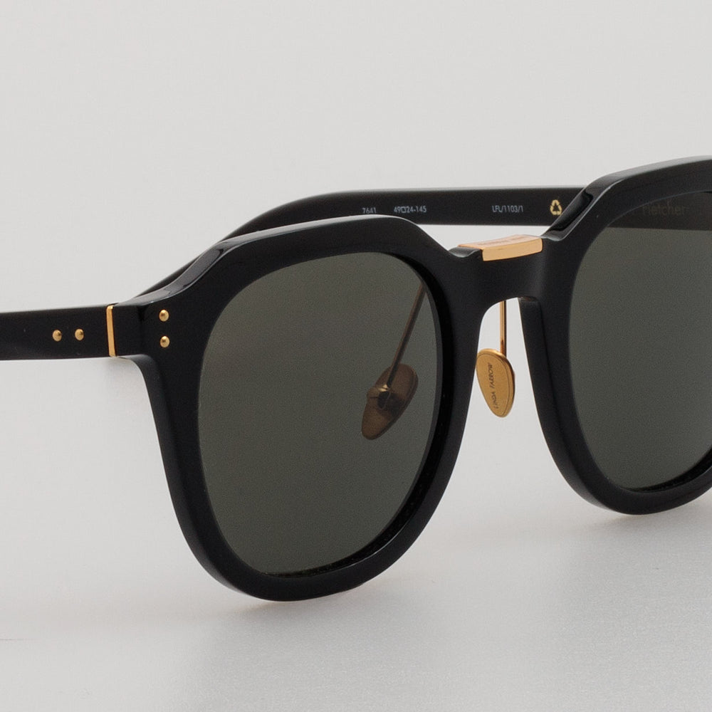 Fletcher Black/ Yellow Gold/ Grey