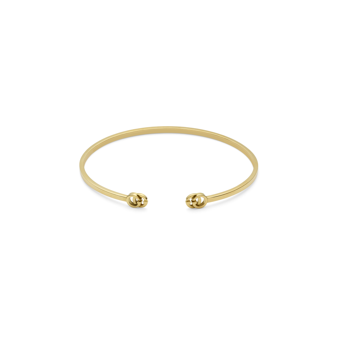 GG Running Yellow Gold Cuff