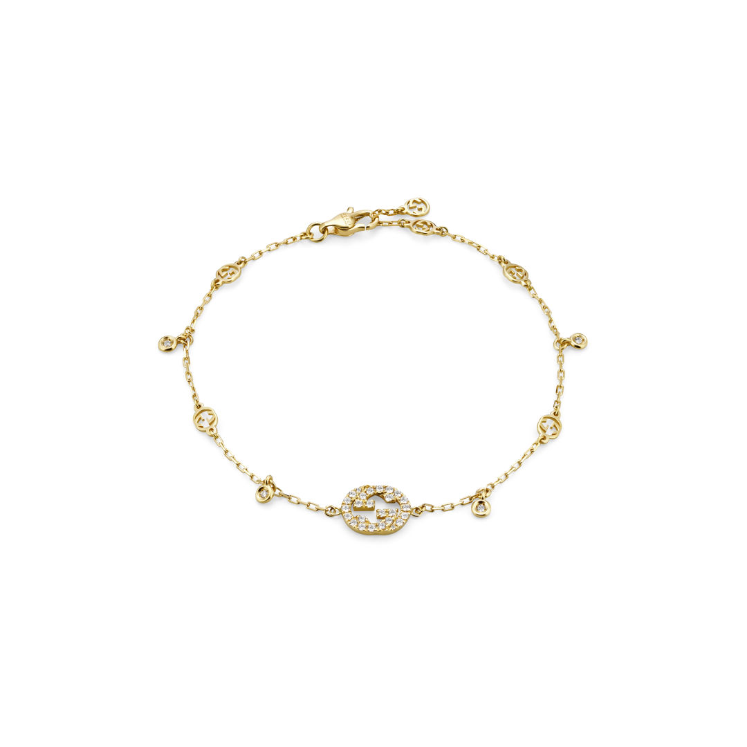 Gucci Interlocking Diamond Bracelet