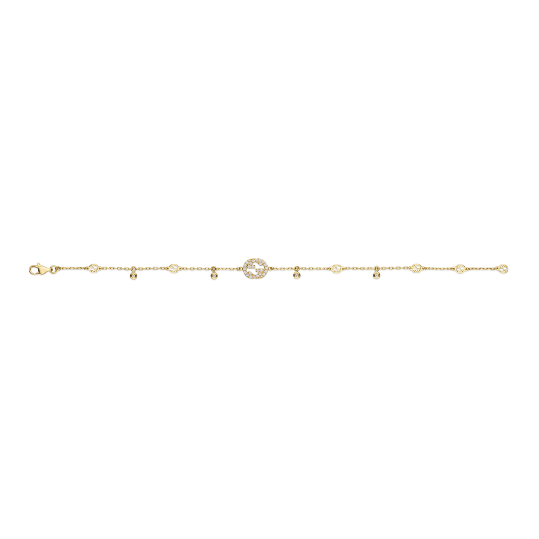Gucci Interlocking Diamond Bracelet