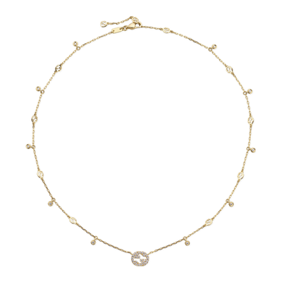 Gucci Interlocking Diamond Necklace