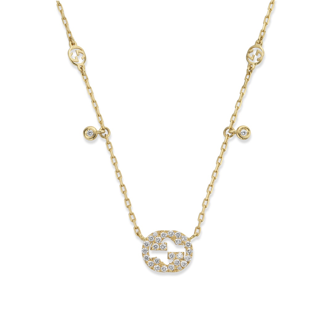 Gucci Interlocking Diamond Necklace