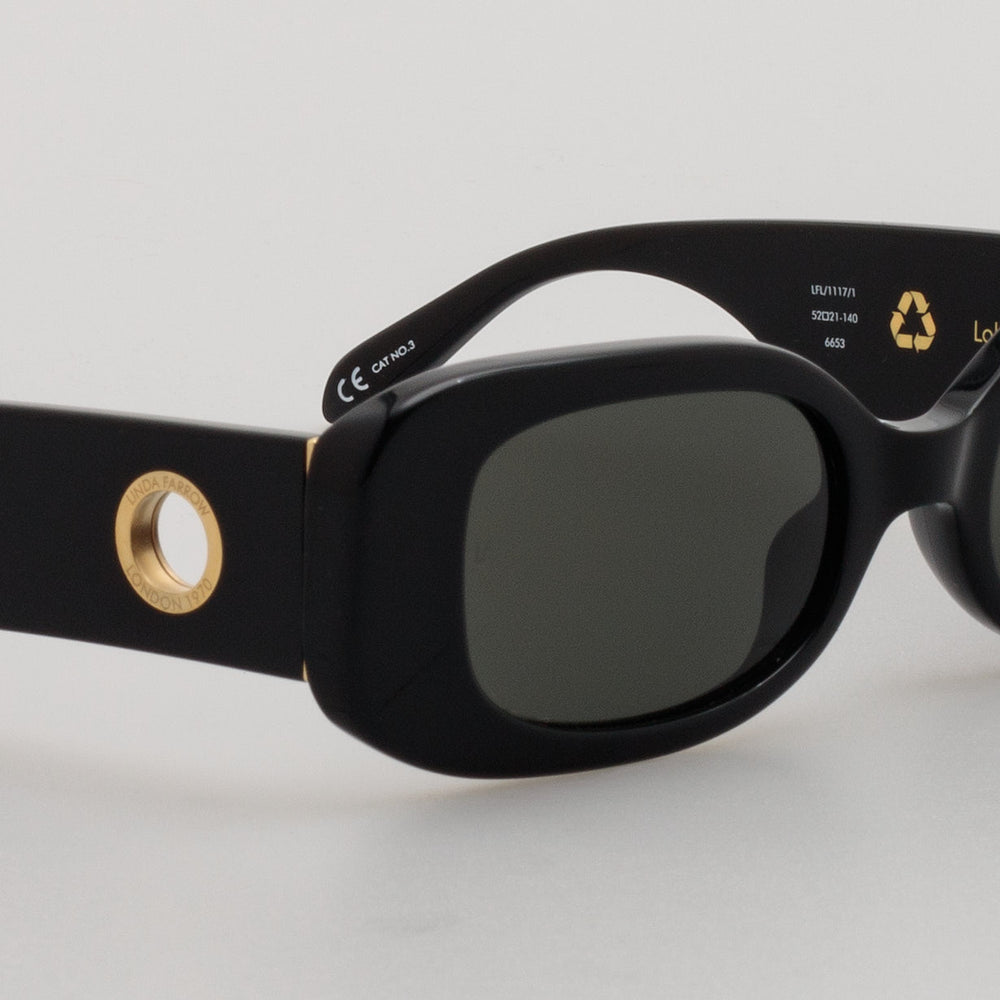 Lola Black/ Yellow Gold/ Solid Grey