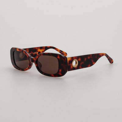 Lola T-Shell/ Yellow Gold/ Solid Brown