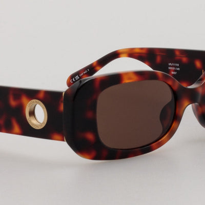 Lola T-Shell/ Yellow Gold/ Solid Brown