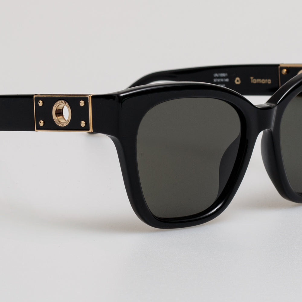 Tamara Black/ Yellow Gold/ Grey