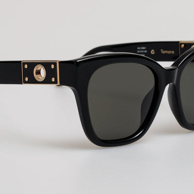 Tamara Black/ Yellow Gold/ Grey