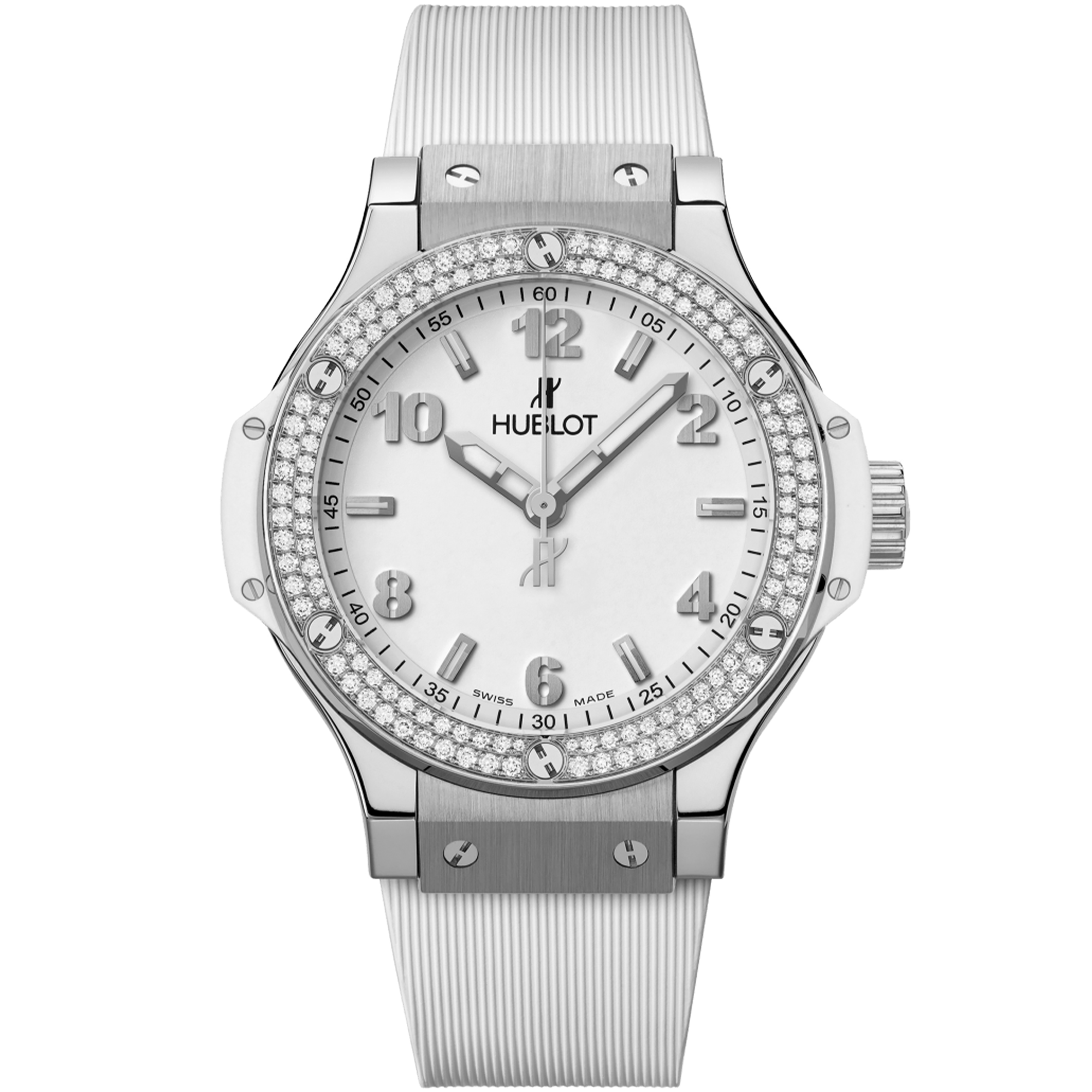 Hublot Big Bang - Steel White Diamonds 38mm - Gharyal by Collectibles 
