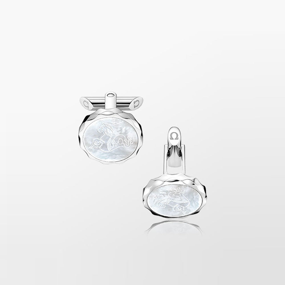 Omega Aqua Cufflinks - Gharyal by Collectibles 