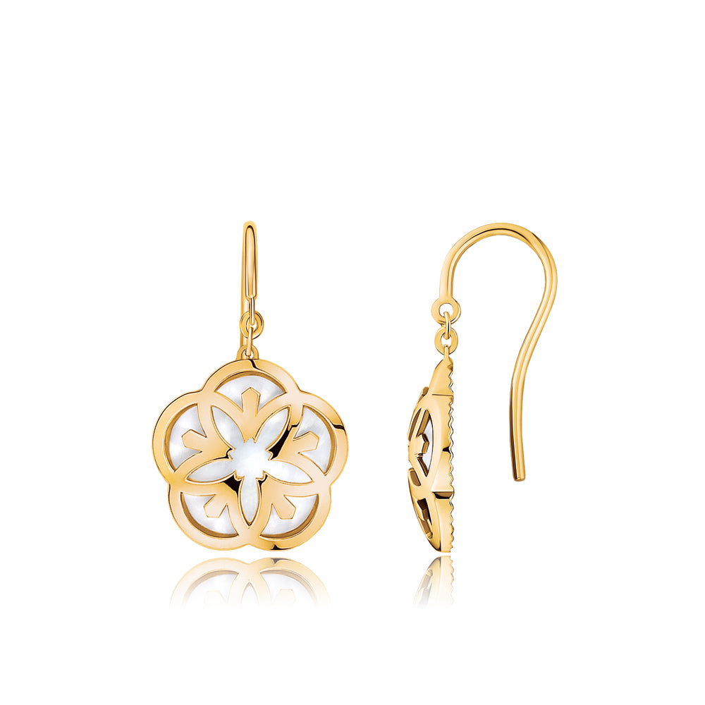 Omega Flower Earring - Gharyal by Collectibles 